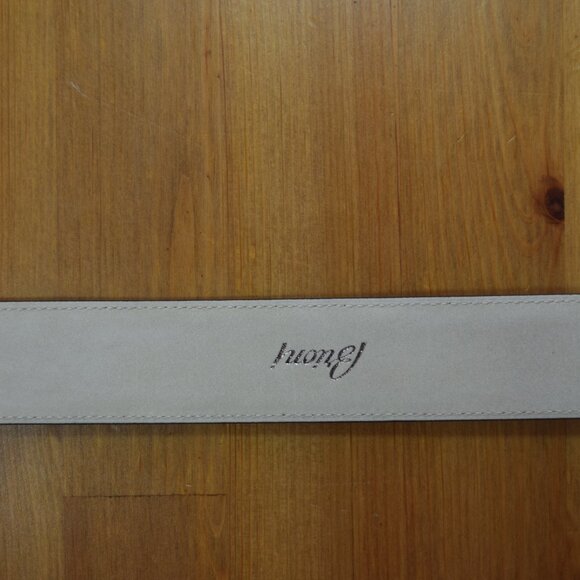 $1100 Brioni Men's Dark Brown Suede Belt Genuine Leather Handmade Italy 120 48 - Picture 14 of 16